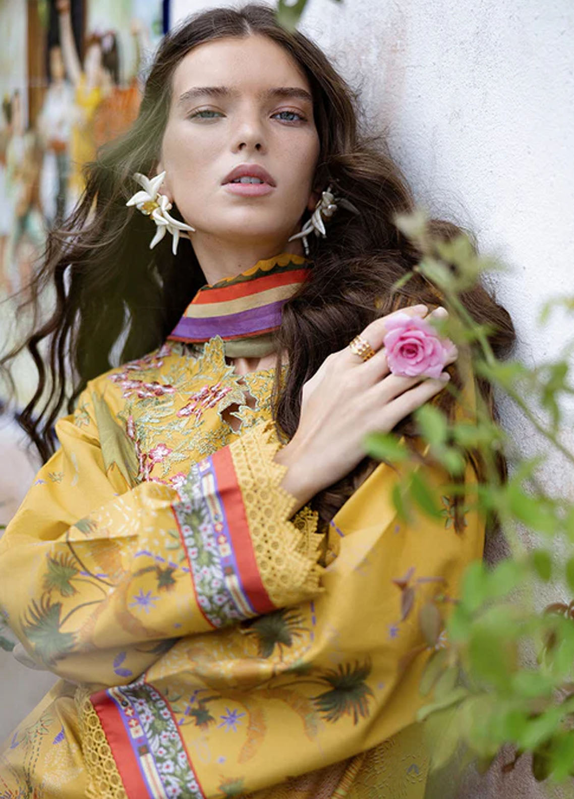 Mirasol by Mushq Embroidered Cambric Suits Unstitched 3 Piece MQ25MH D-07 B Sol Arena