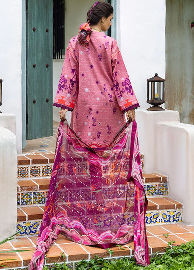 Mirasol by Mushq Embroidered Cambric Suits Unstitched 3 Piece MQ25MH D-08 B Coral Mar