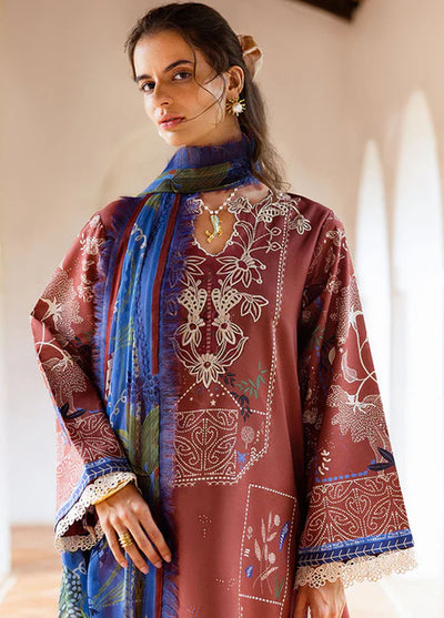 Mirasol by Mushq Embroidered Cambric Suits Unstitched 3 Piece MQ25MH D-06 B Santo Mio