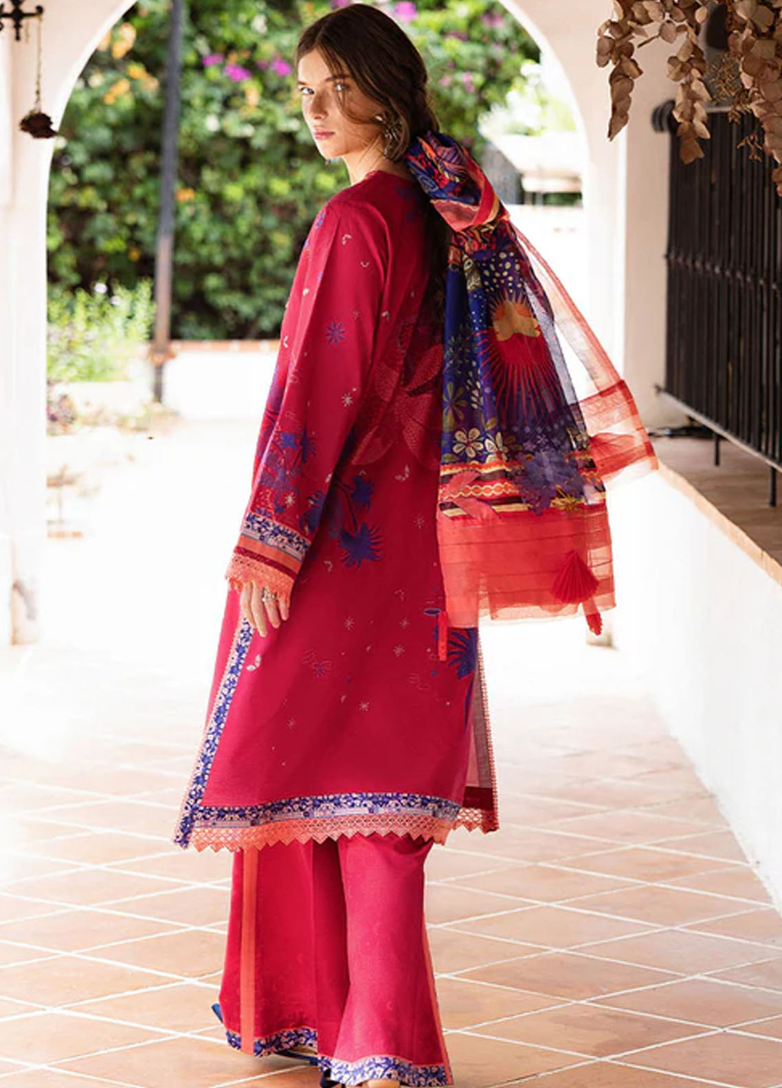 Mirasol by Mushq Embroidered Cambric Suits Unstitched 3 Piece MQ25MH D-07 A Voz Dulce