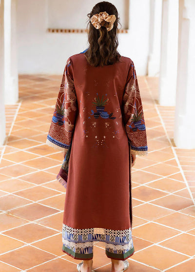 Mirasol by Mushq Embroidered Cambric Suits Unstitched 3 Piece MQ25MH D-06 B Santo Mio
