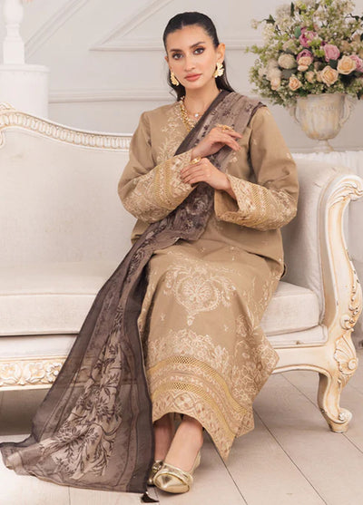 Mira by Freesia Premium Embroidered Lawn Suits Unstitched 3 Piece FRE25M FS50105 Leyla