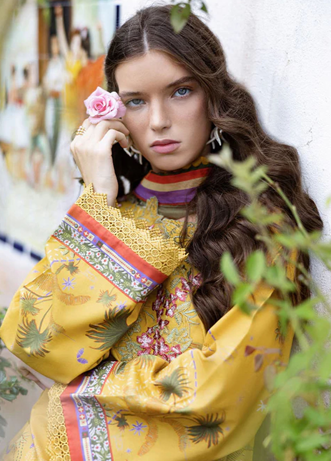 Mirasol by Mushq Embroidered Cambric Suits Unstitched 3 Piece MQ25MH D-07 B Sol Arena