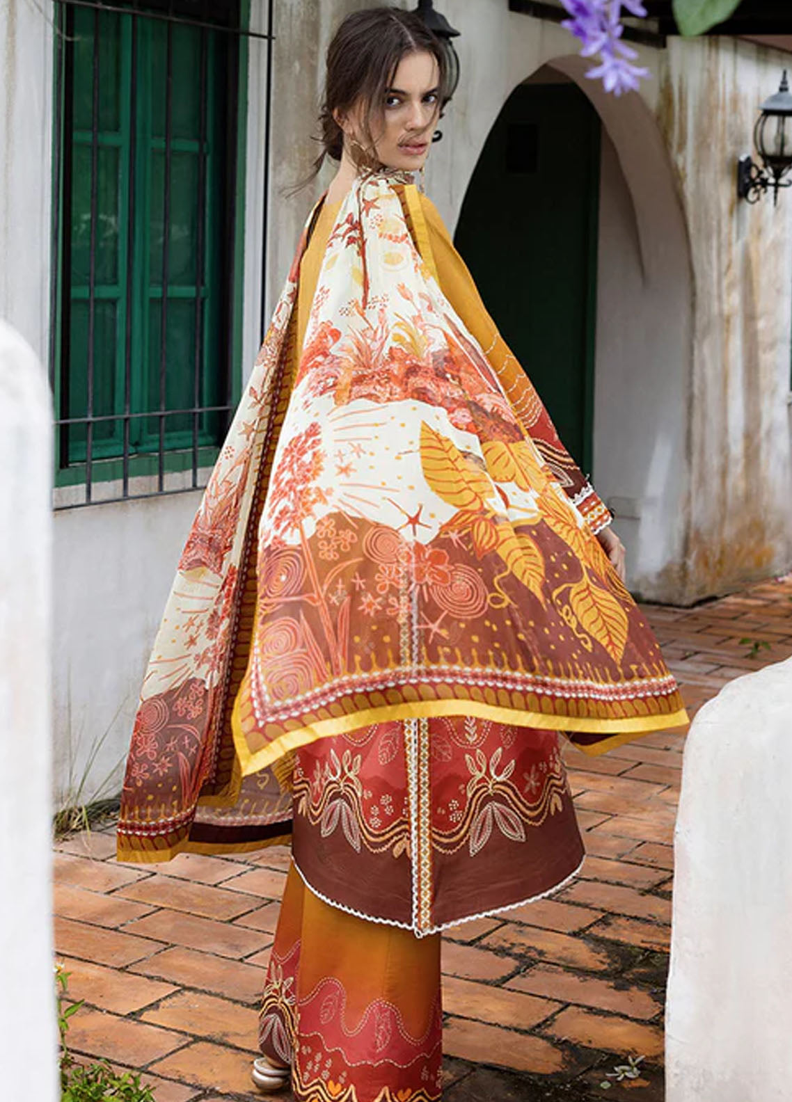 Mirasol by Mushq Embroidered Cambric Suits Unstitched 3 Piece MQ25MH D-03 A Desierto Sol
