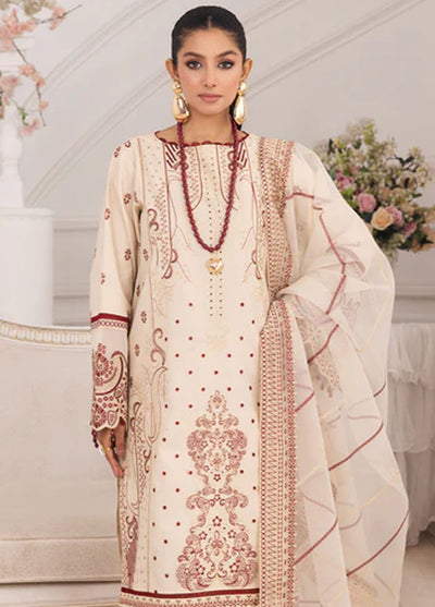 Mira by Freesia Premium Embroidered Lawn Suits Unstitched 3 Piece FRE25M FS50098 Behnaz