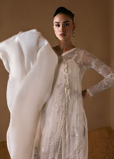 Moonlit Muse by Zarposh Embroidered Chiffon Suits Unstitched 3 Piece ZP25ML D-04 Mystique