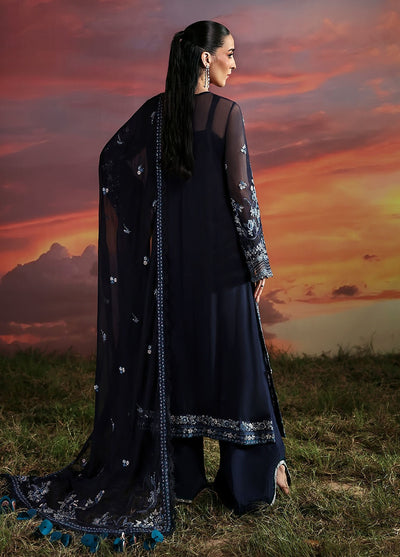 Moonlit Muse by Zarposh Embroidered Chiffon Suits Unstitched 3 Piece ZP25ML D-03 Muse