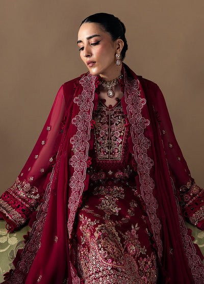 Moonlit Muse by Zarposh Embroidered Chiffon Suits Unstitched 3 Piece ZP25ML D-06 Poise