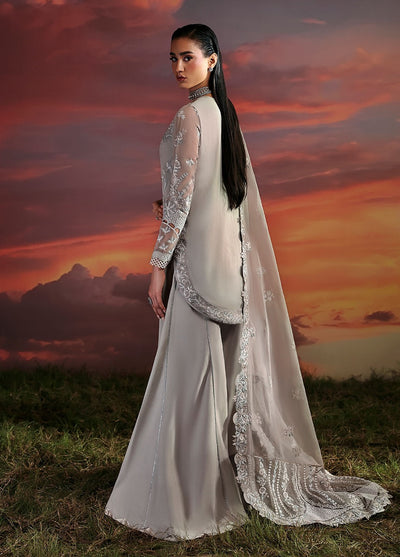 Moonlit Muse by Zarposh Embroidered Chiffon Suits Unstitched 3 Piece ZP25ML D-02 Lumen