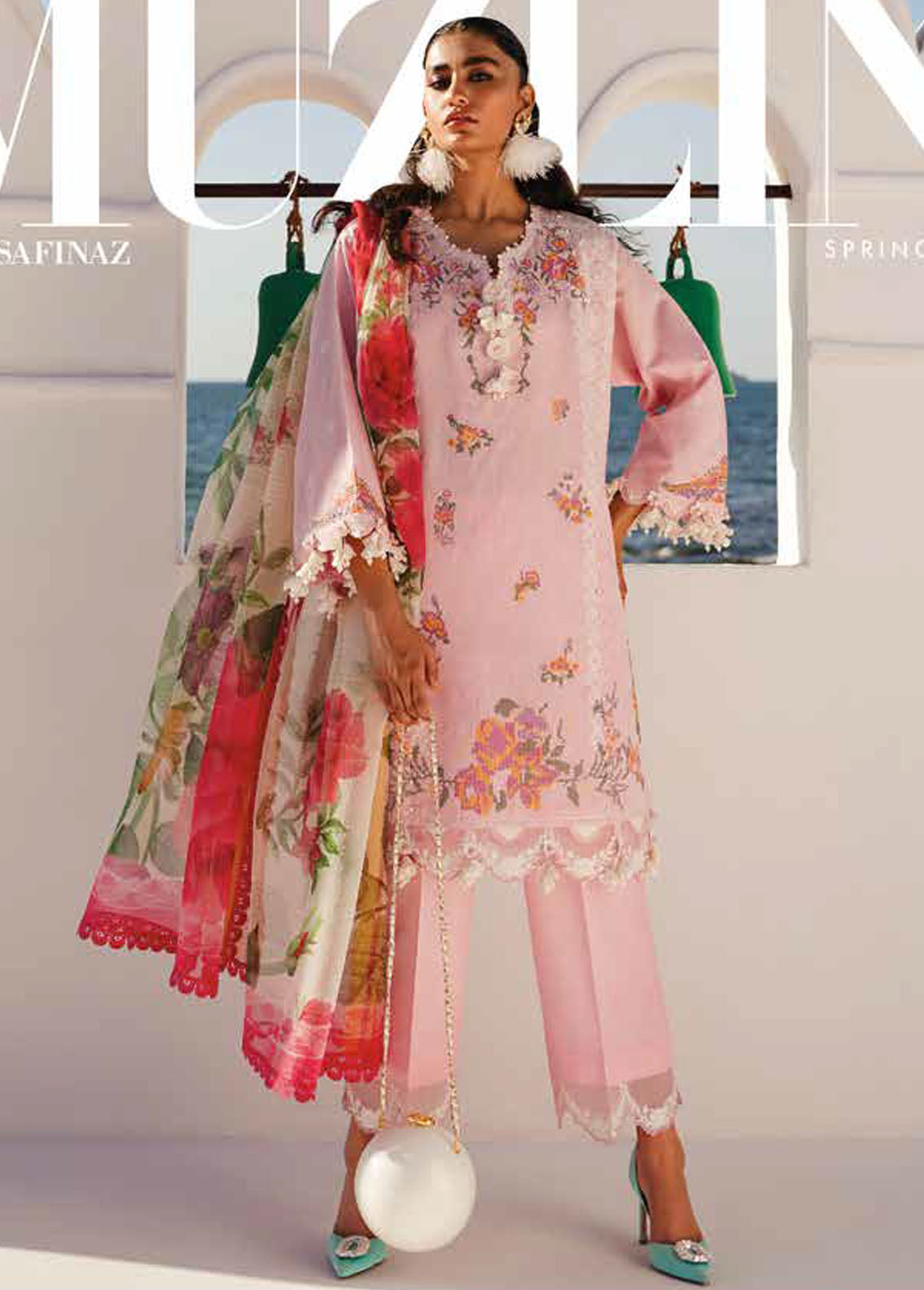 Muzlin By Sana Safinaz Spring Summer Collection 2024 16B