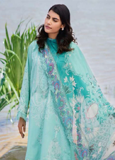 M. Basics By Maria B Unstitched Lawn Edition 2024 8A
