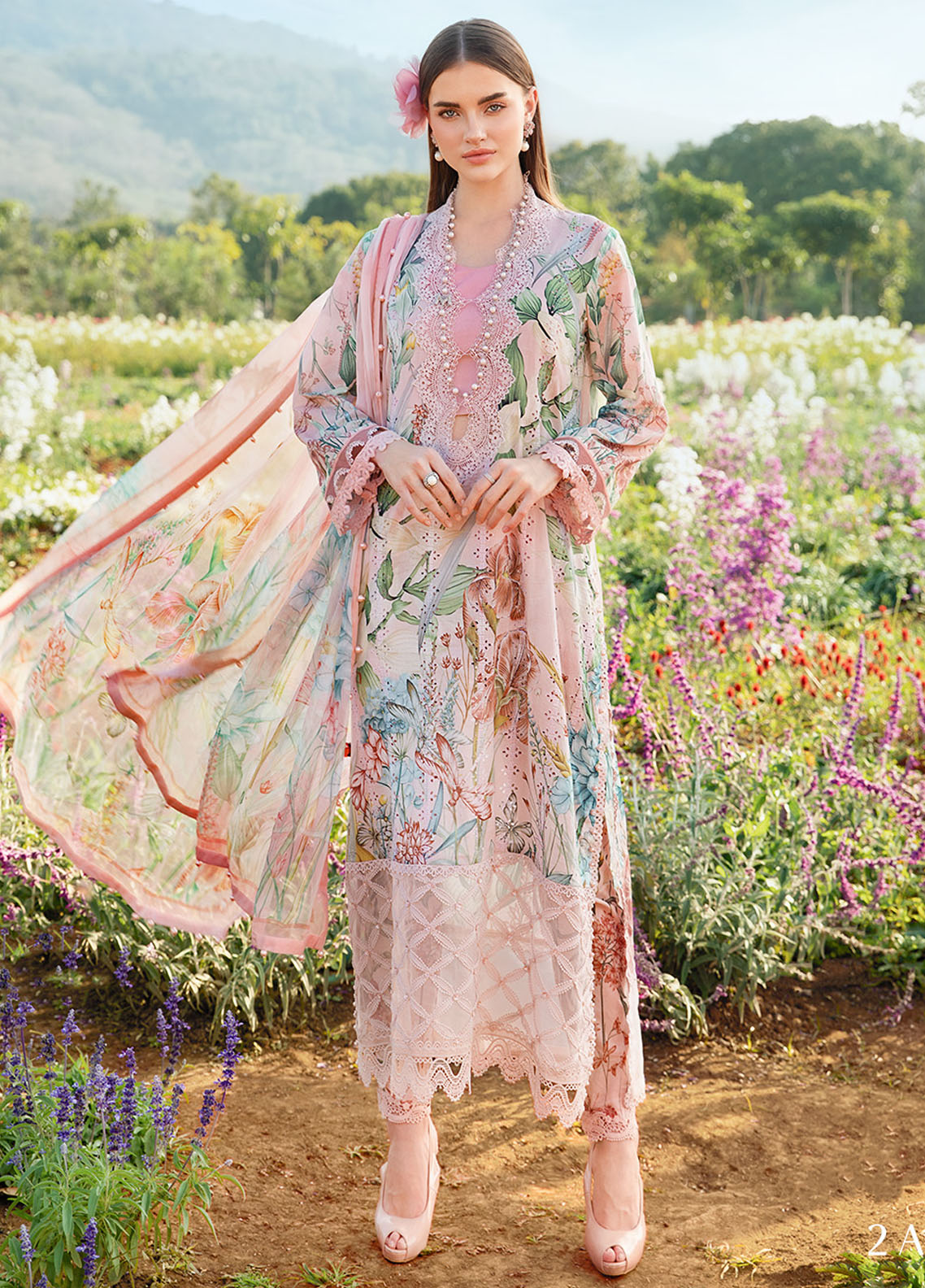 M Prints by Maria B Embroidered Suits Unstitched 3 Piece 2A
