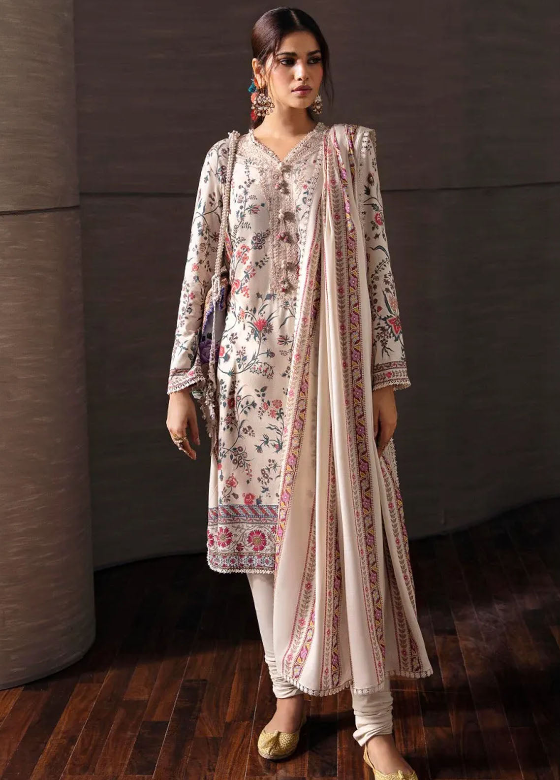 Mahay By Sana Safinaz Unstitched Winter Collection 2023 11A