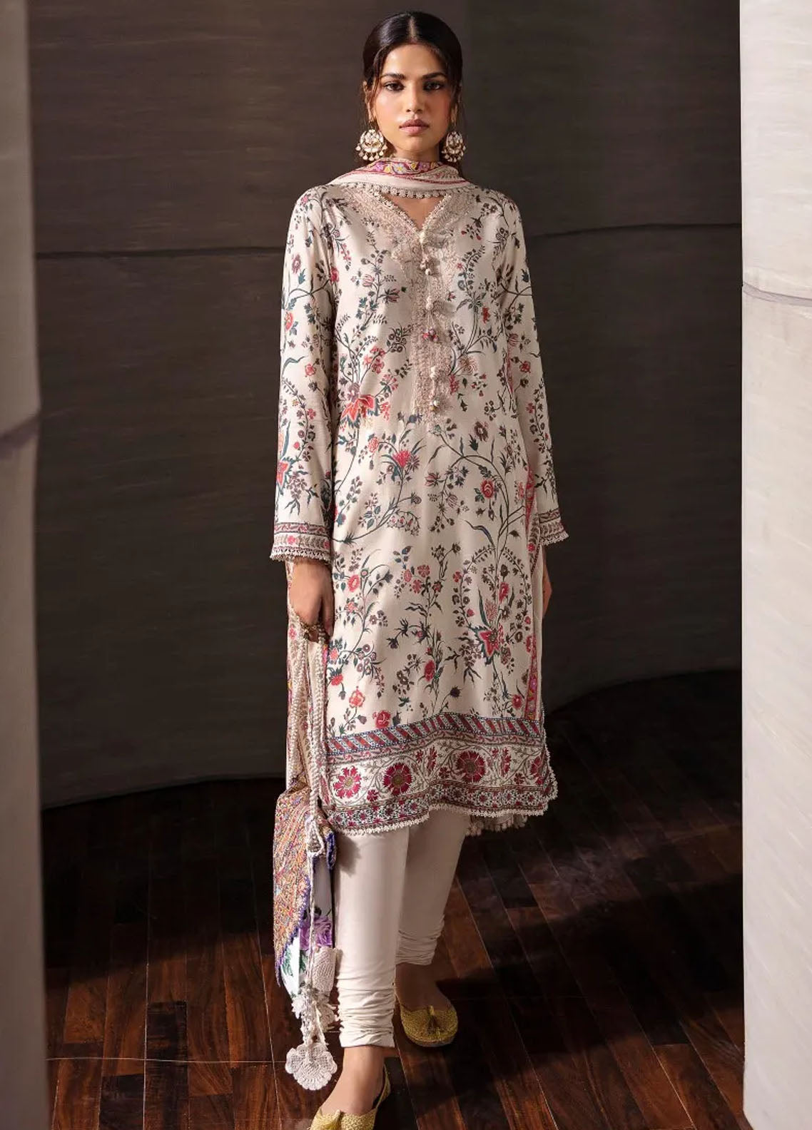 Mahay By Sana Safinaz Unstitched Winter Collection 2023 11A