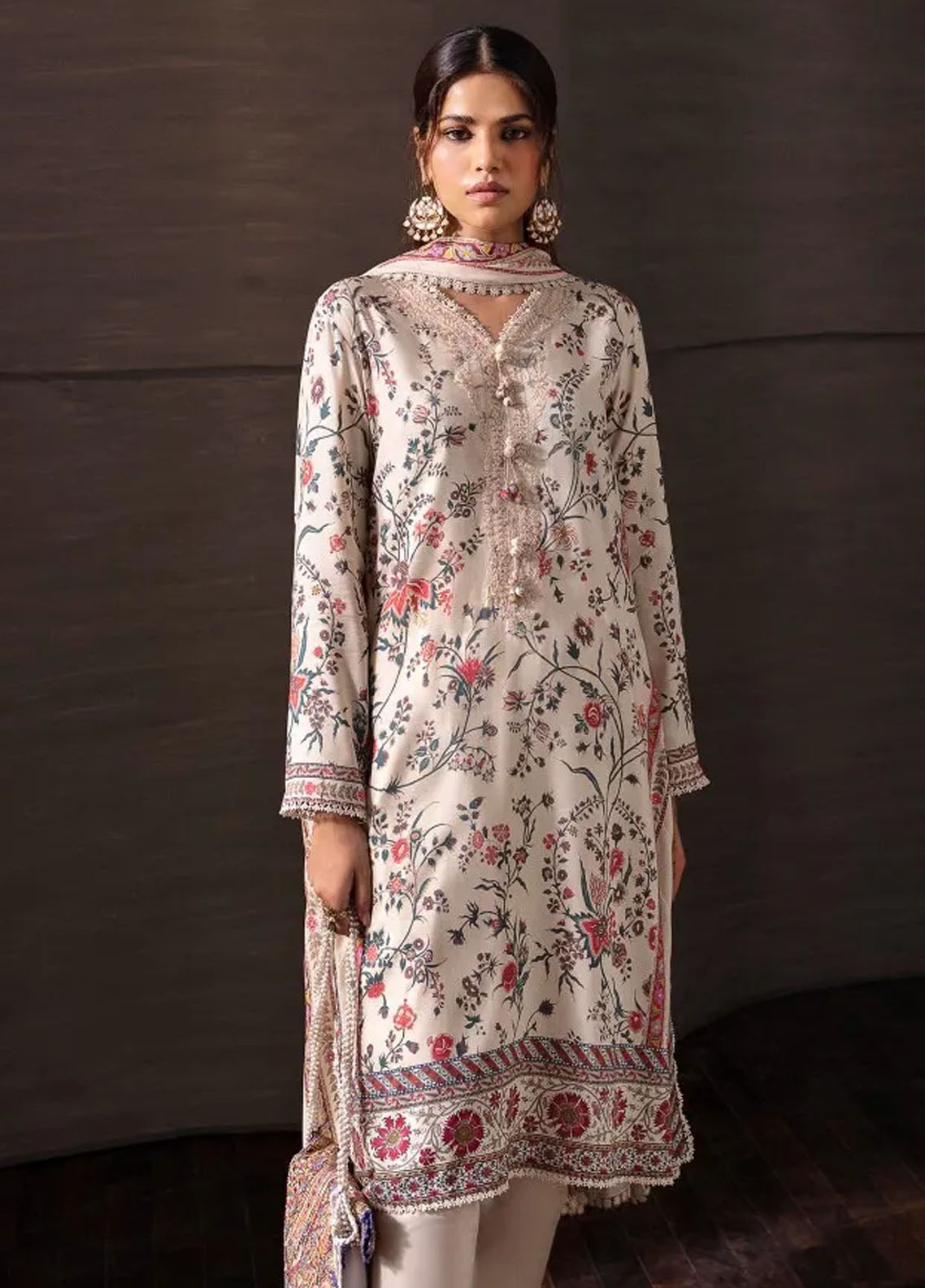 Mahay By Sana Safinaz Unstitched Winter Collection 2023 11A