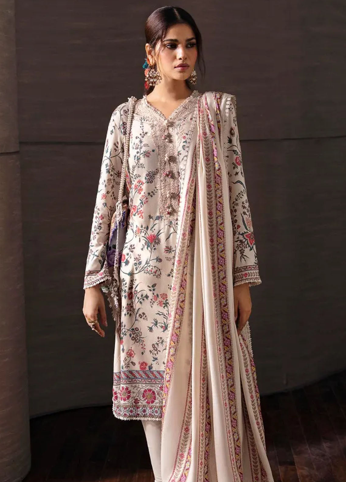 Mahay By Sana Safinaz Unstitched Winter Collection 2023 11A