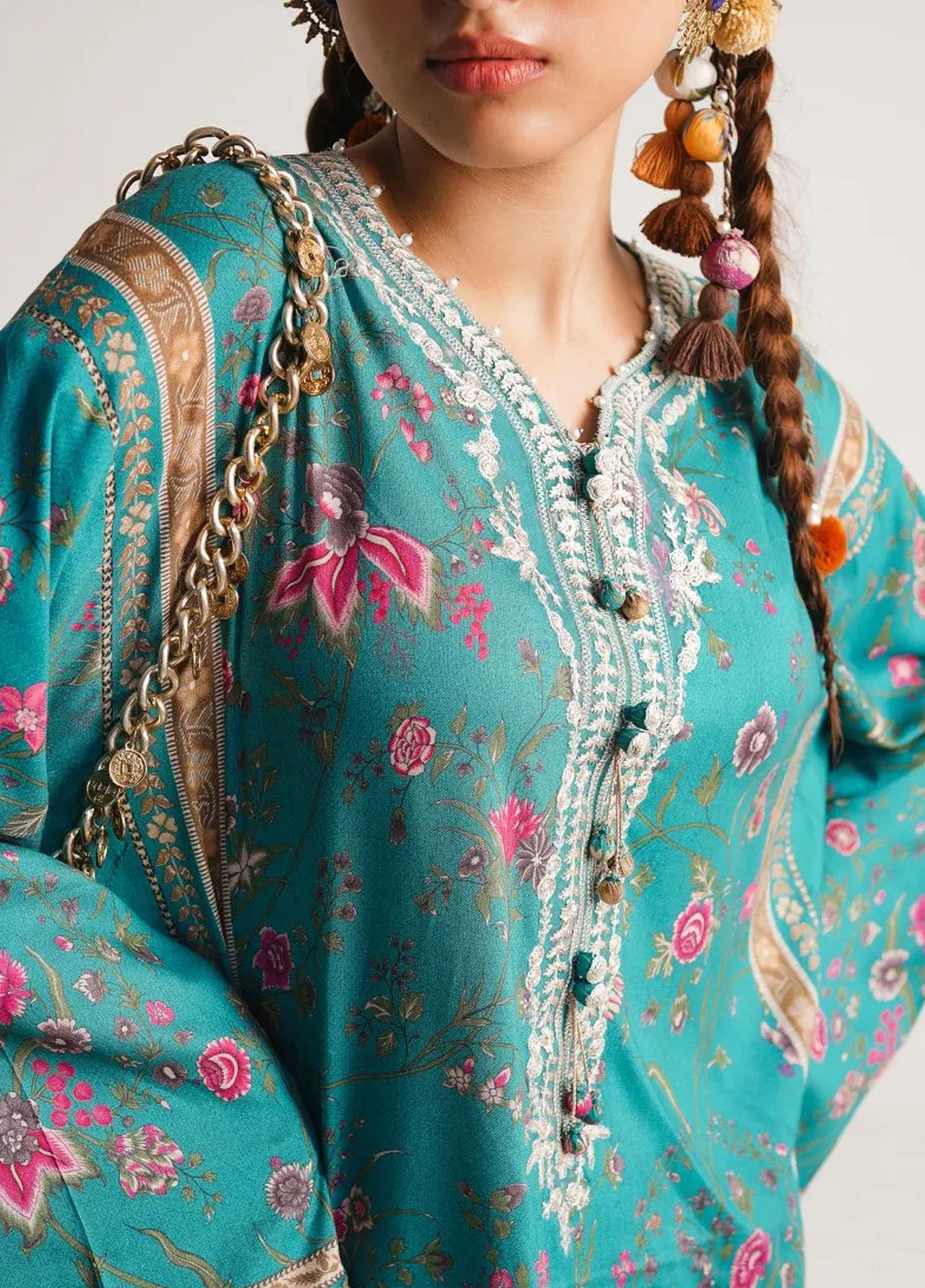 Mahay By Sana Safinaz Unstitched Winter Collection 2023 11B