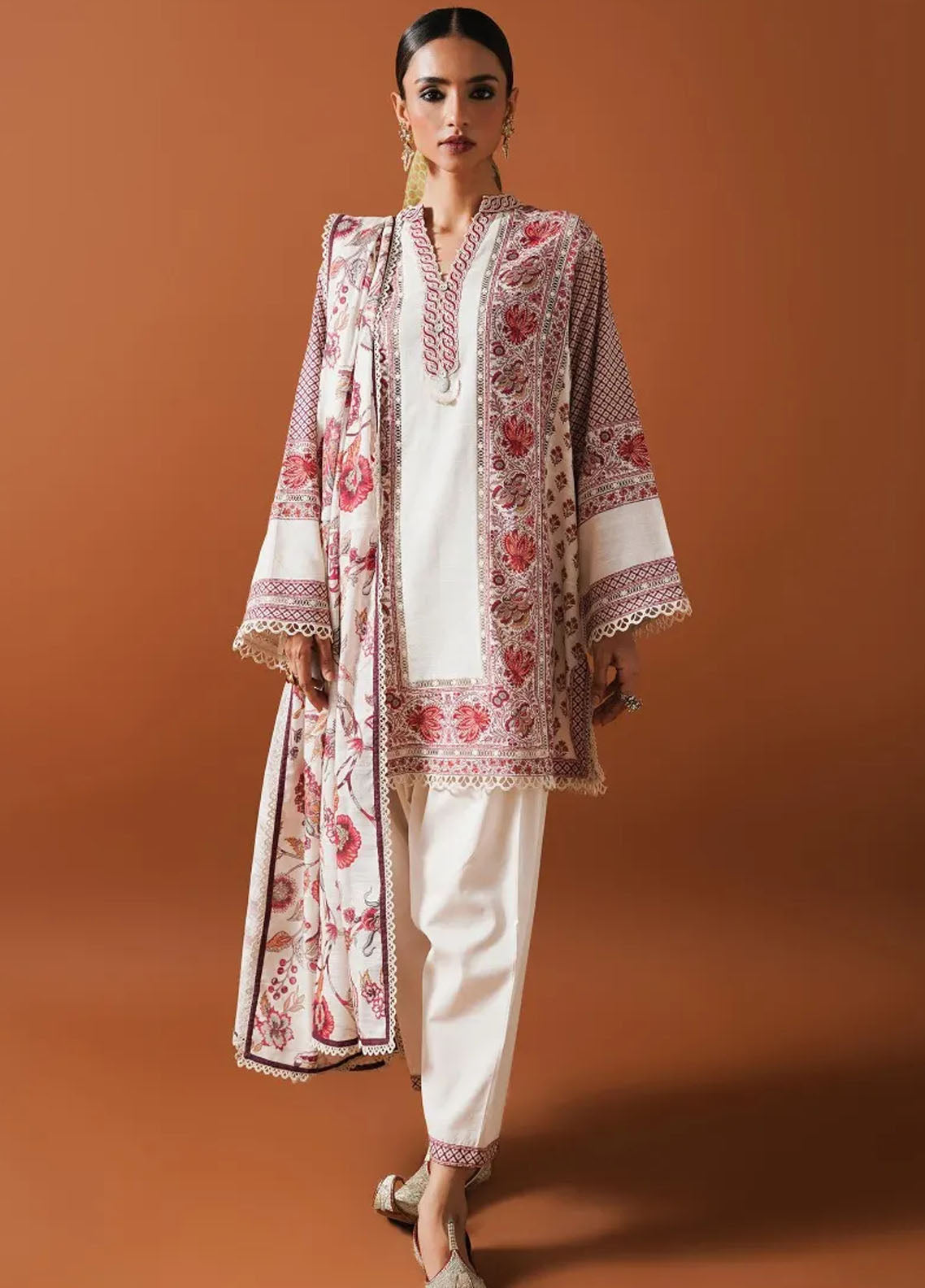 Mahay By Sana Safinaz Unstitched Winter Collection 2023 13A