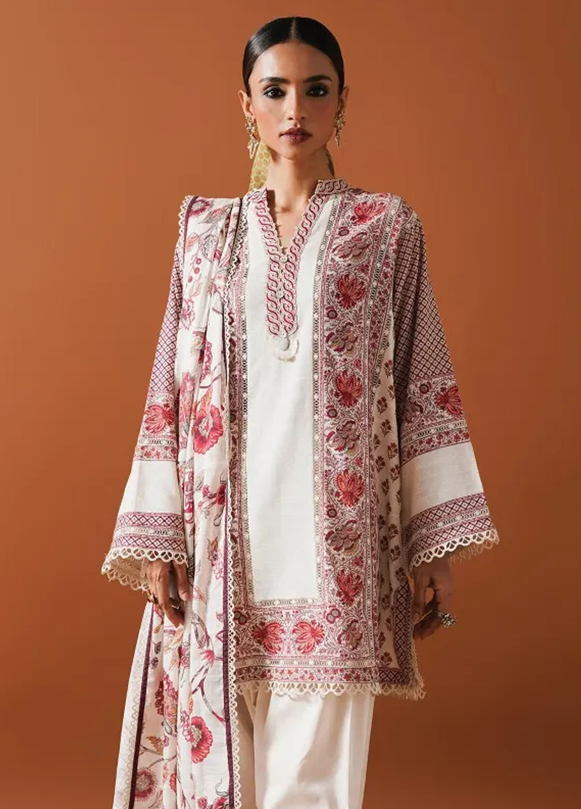 Mahay By Sana Safinaz Unstitched Winter Collection 2023 13A