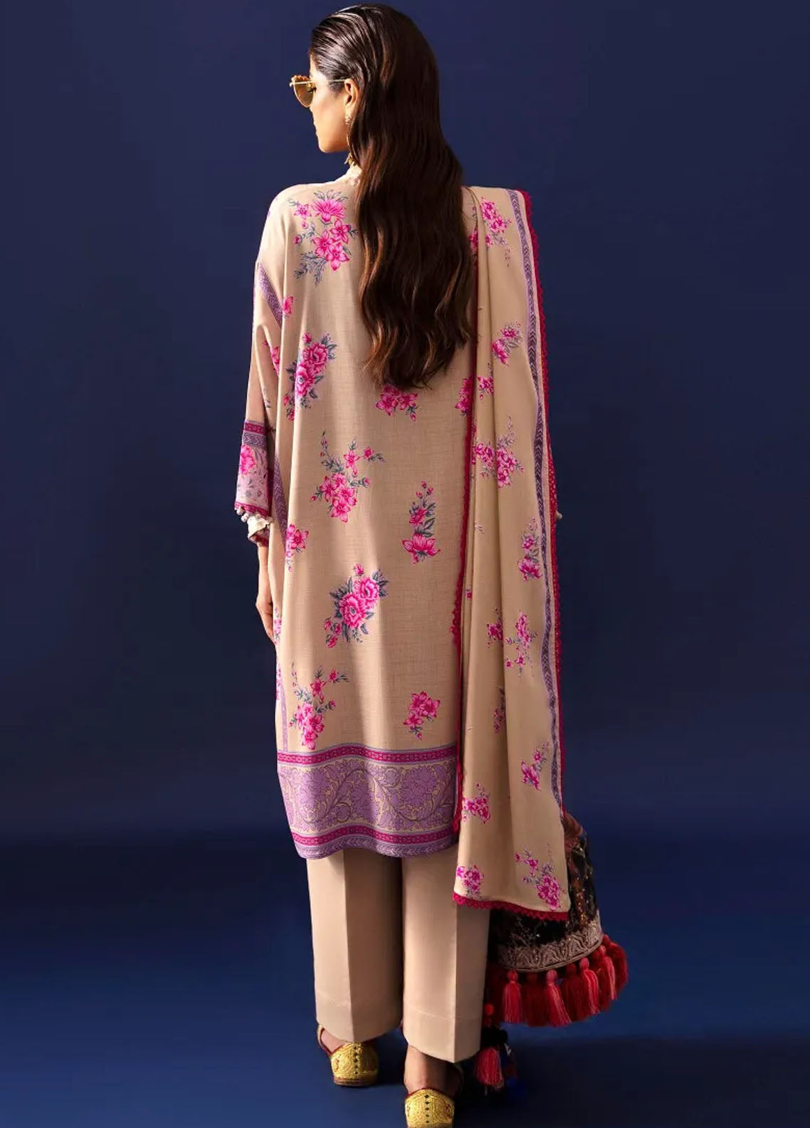 Mahay By Sana Safinaz Unstitched Winter Collection 2023 15A