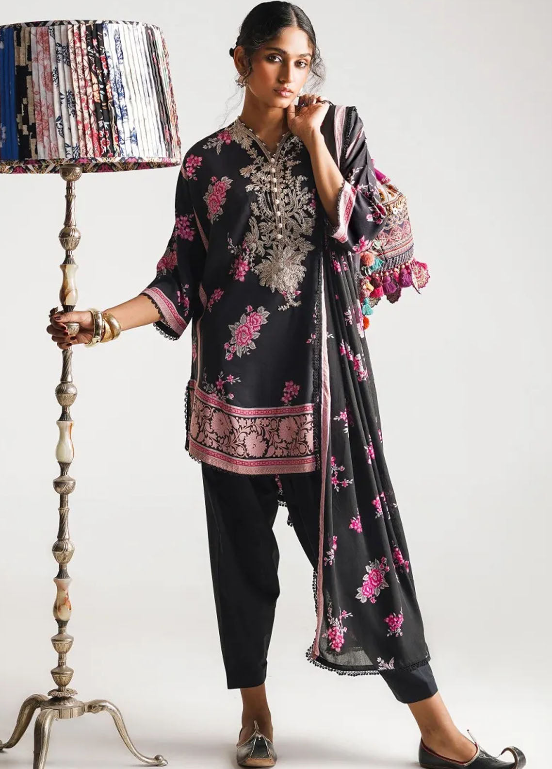 Mahay By Sana Safinaz Unstitched Winter Collection 2023 15B