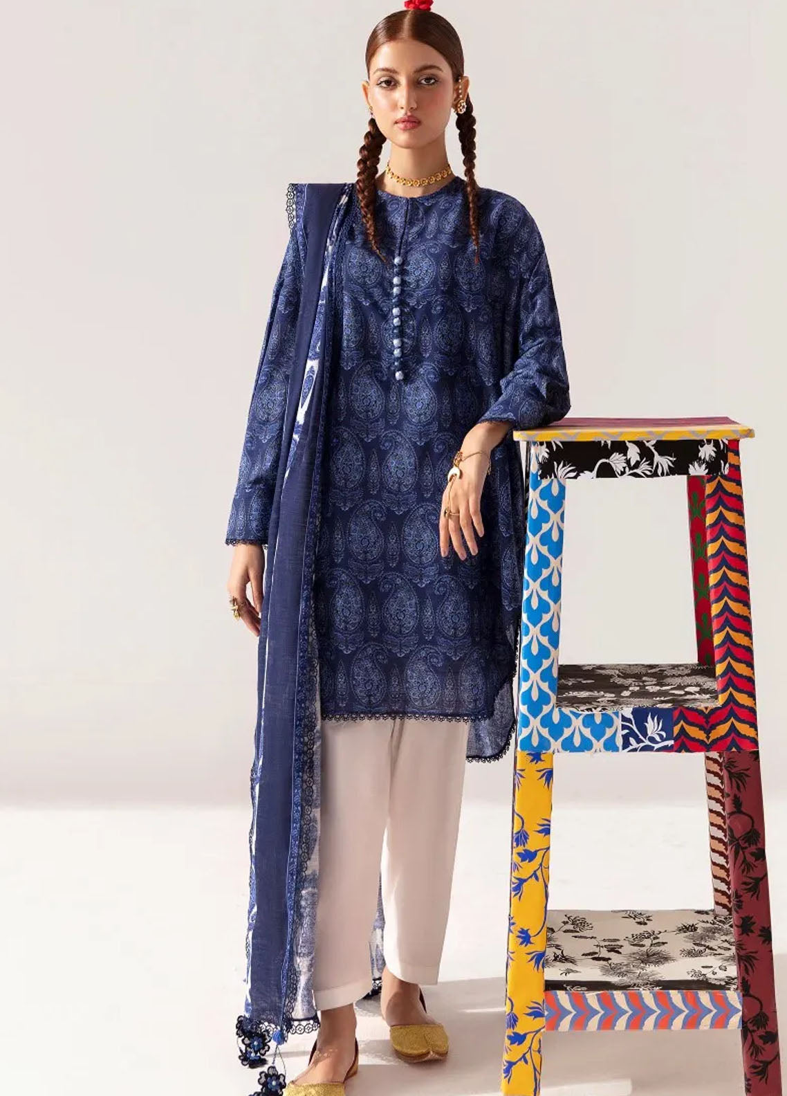 Mahay By Sana Safinaz Unstitched Winter Collection 2023 16B