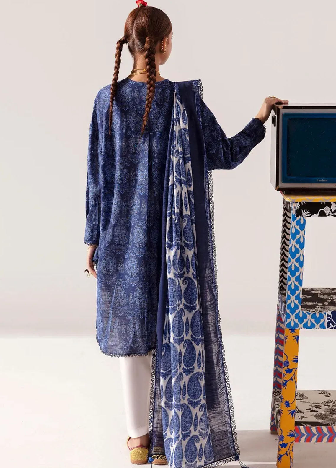 Mahay By Sana Safinaz Unstitched Winter Collection 2023 16B