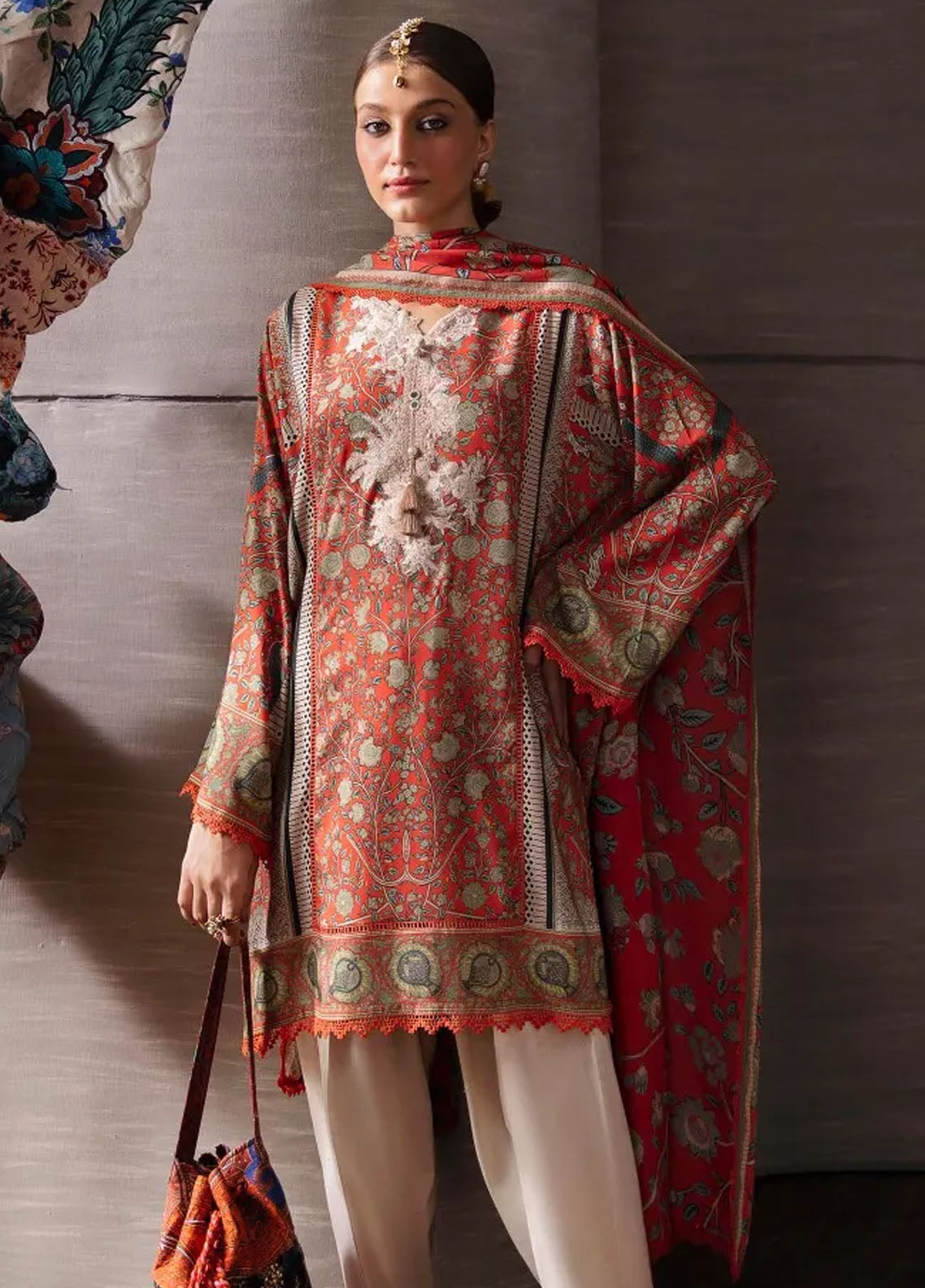 Mahay By Sana Safinaz Unstitched Winter Collection 2023 17B