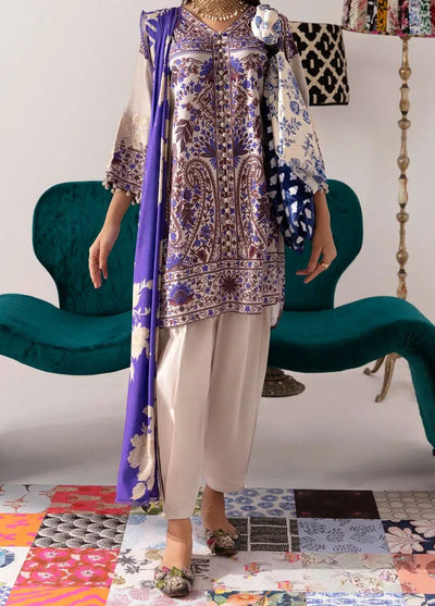 Mahay By Sana Safinaz Unstitched Winter Collection 2023 19B