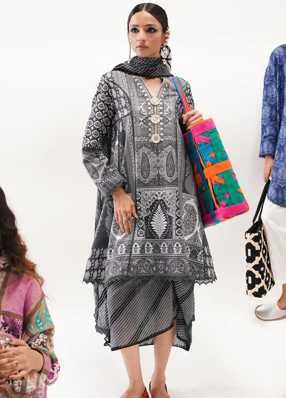 Mahay By Sana Safinaz Unstitched Winter Collection 2023 1A