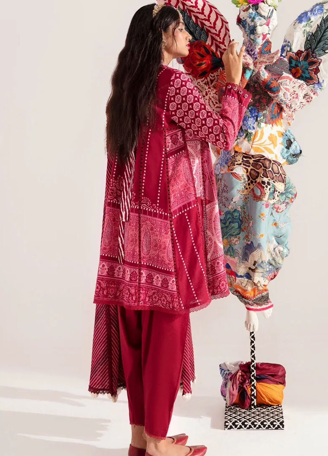 Mahay By Sana Safinaz Unstitched Winter Collection 2023 1B