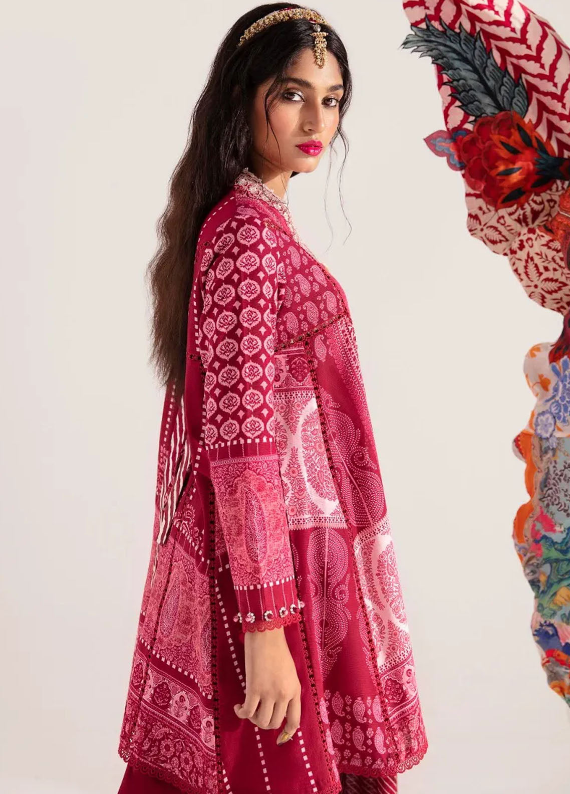 Mahay By Sana Safinaz Unstitched Winter Collection 2023 1B