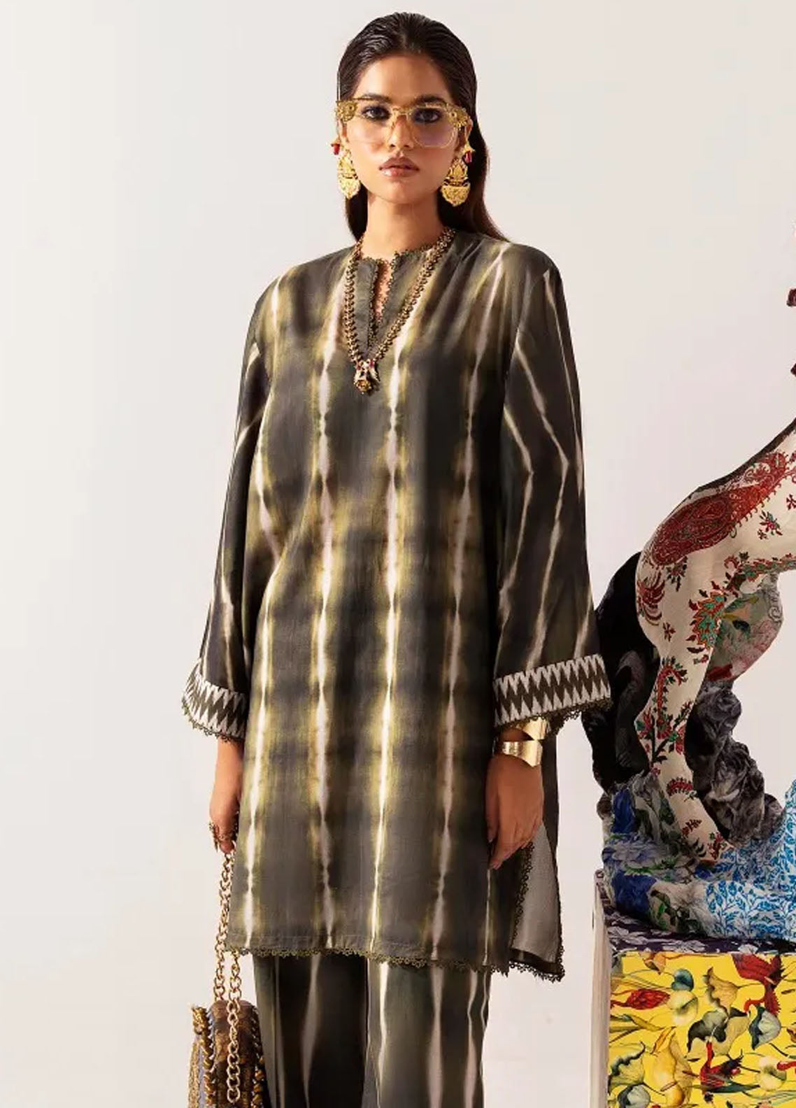 Mahay By Sana Safinaz Unstitched Winter Collection 2023 21A