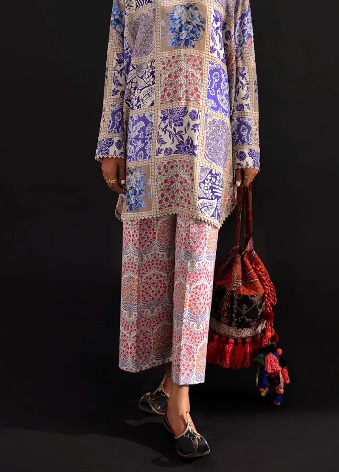 Mahay By Sana Safinaz Unstitched Winter Collection 2023 25B