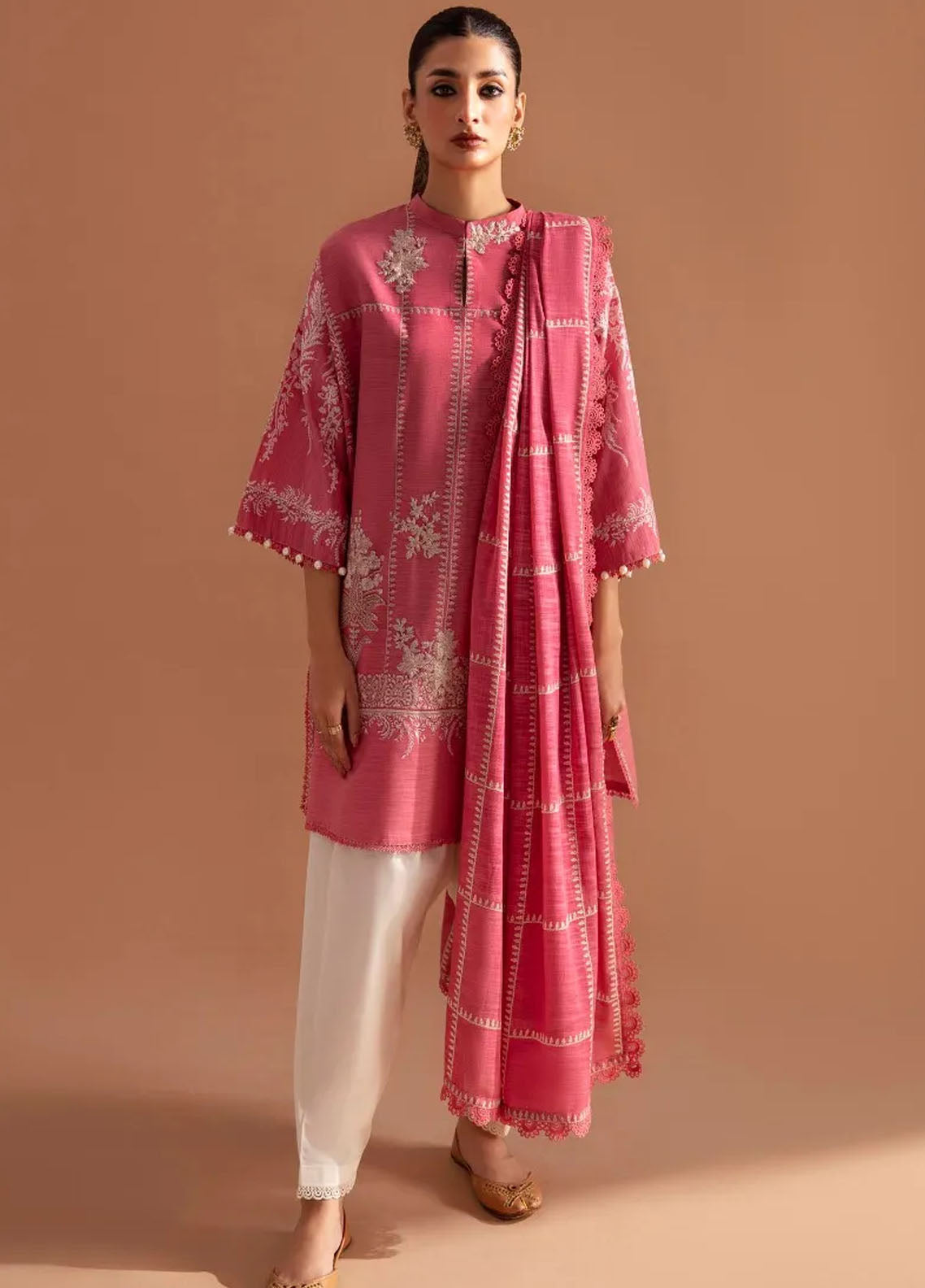 Mahay By Sana Safinaz Unstitched Winter Collection 2023 3A