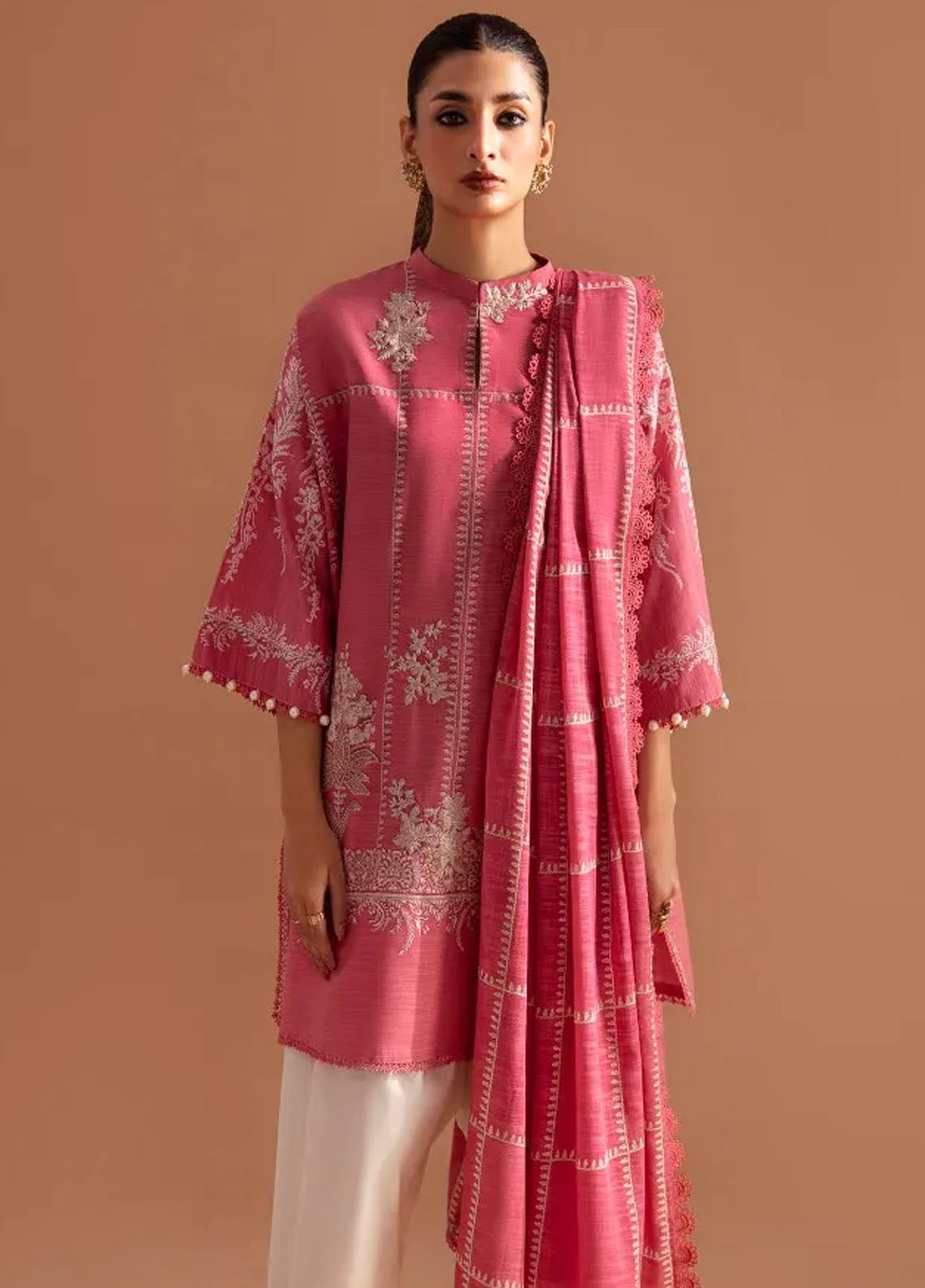 Mahay By Sana Safinaz Unstitched Winter Collection 2023 3A