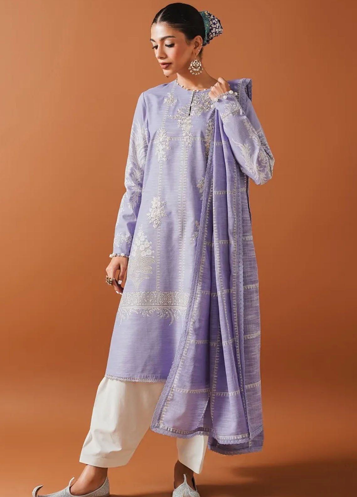 Mahay By Sana Safinaz Unstitched Winter Collection 2023 3B