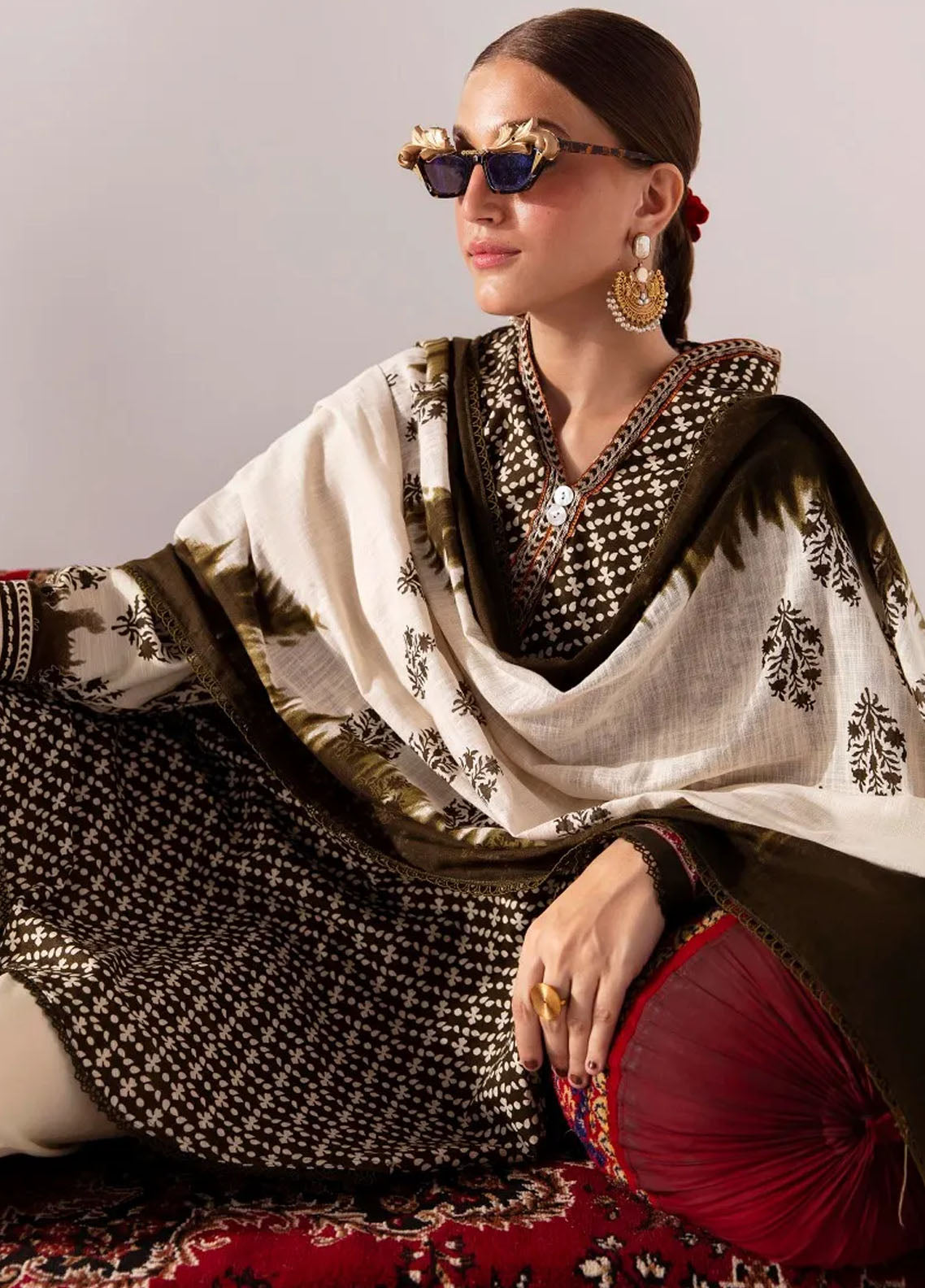 Mahay By Sana Safinaz Unstitched Winter Collection 2023 4A