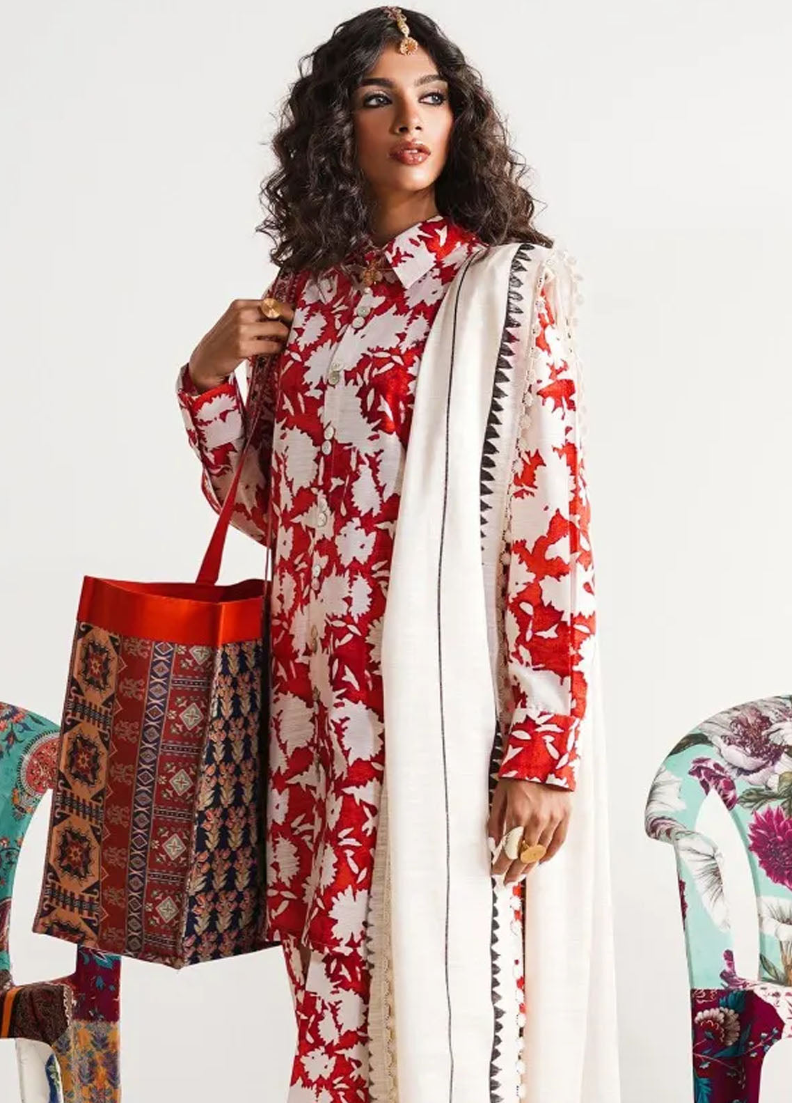 Mahay By Sana Safinaz Unstitched Winter Collection 2023 5A