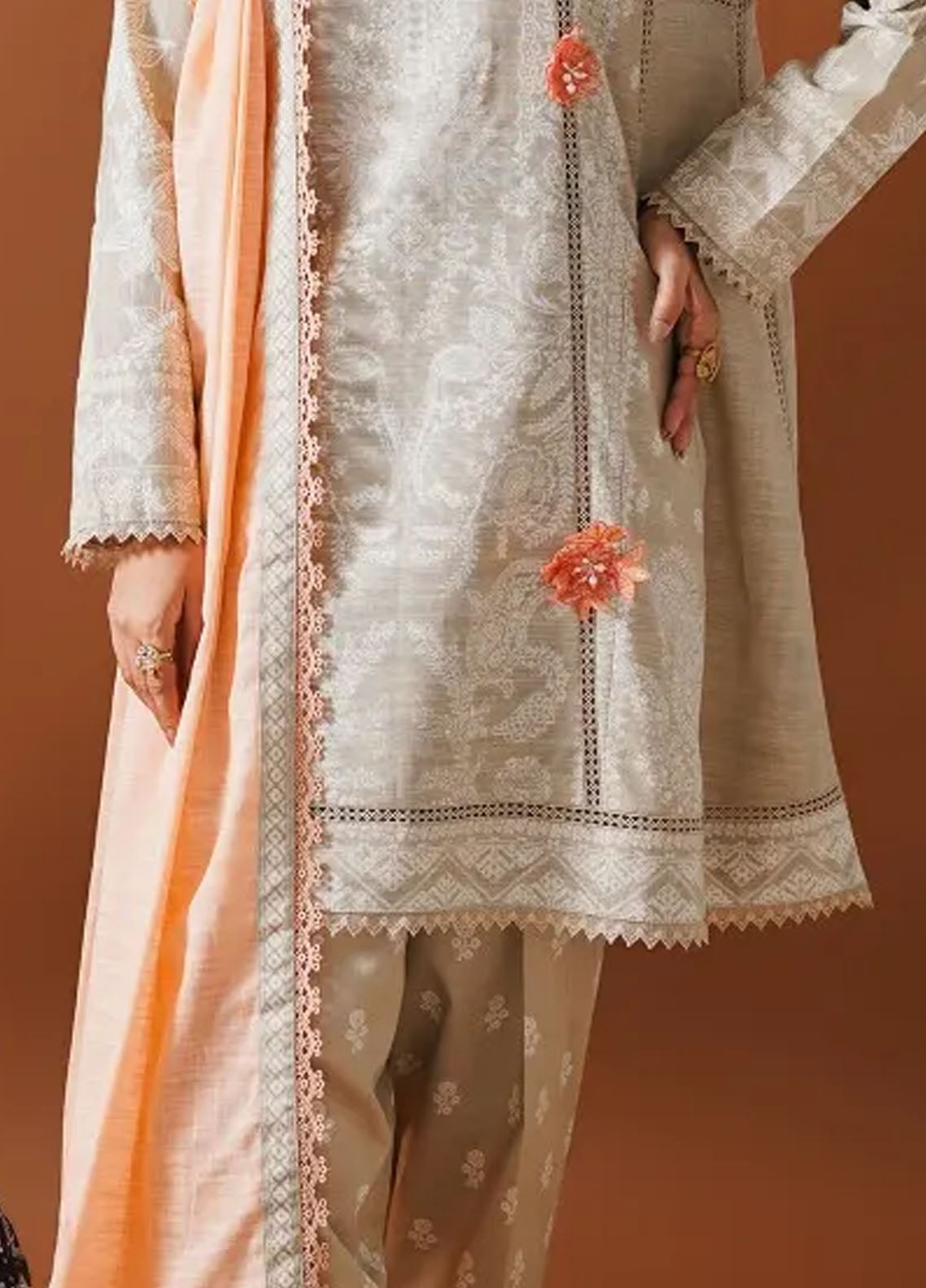 Mahay By Sana Safinaz Unstitched Winter Collection 2023 7A