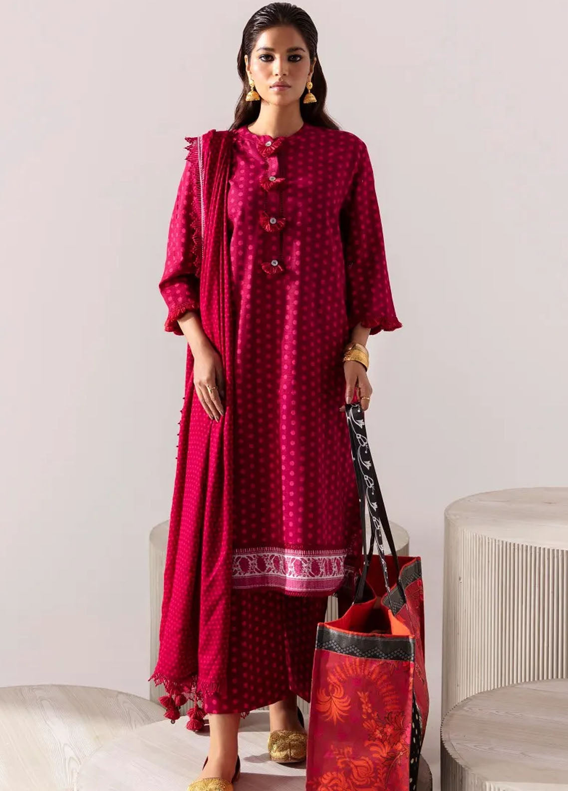 Mahay By Sana Safinaz Unstitched Winter Collection 2023 8A