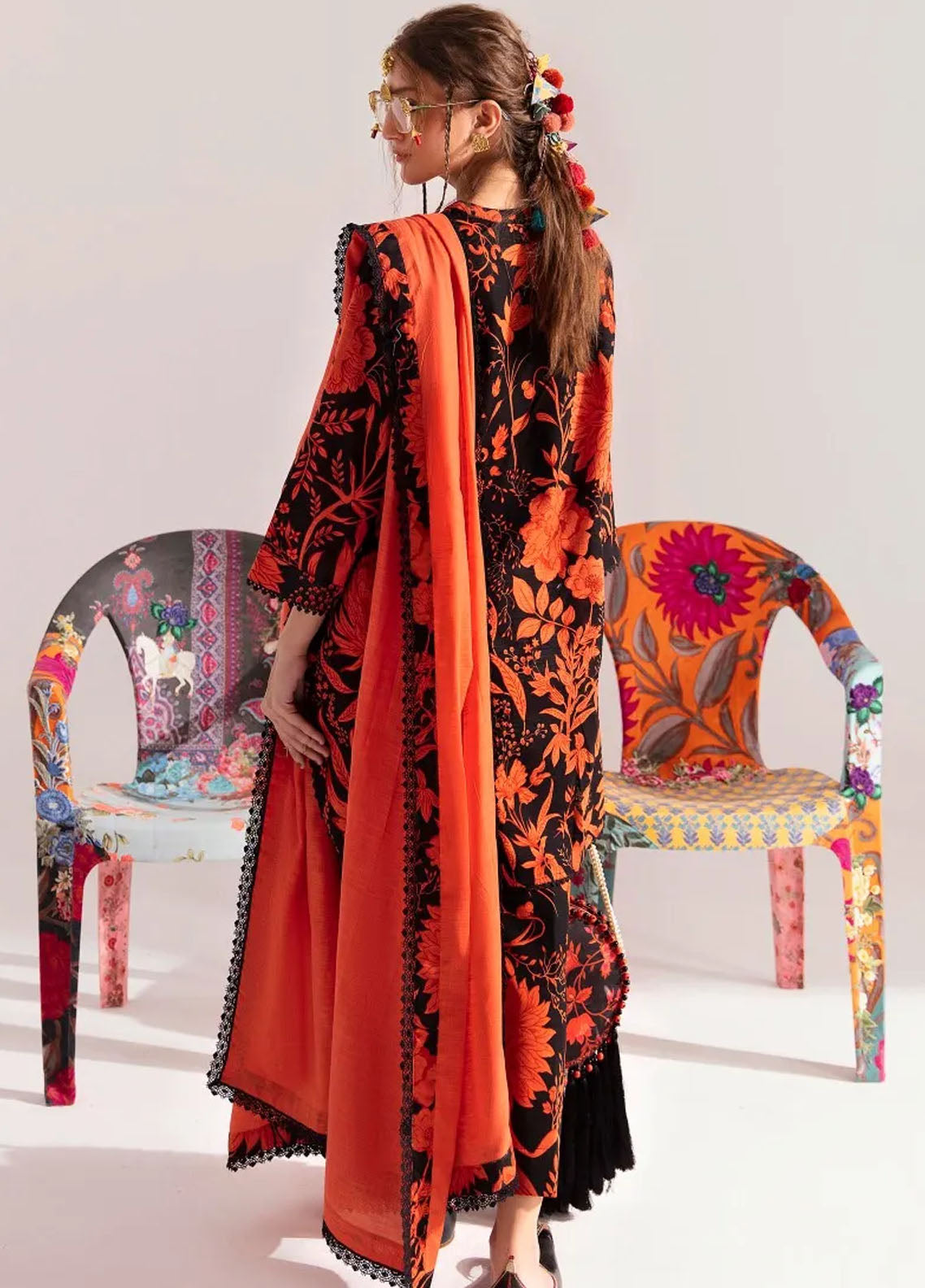 Mahay By Sana Safinaz Unstitched Winter Collection 2023 9B