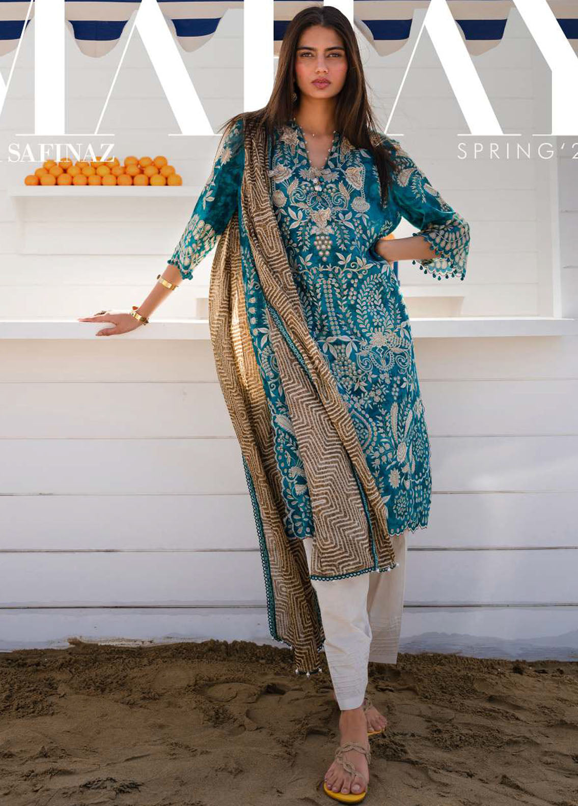 Mahay by Sana Safinaz Spring Summer Collection 2024 18B