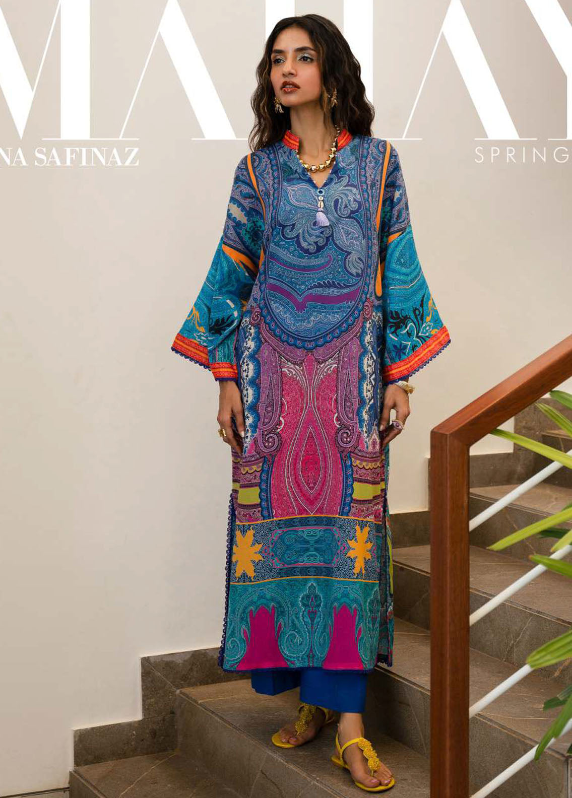 Mahay by Sana Safinaz Spring Summer Collection 2024 12B