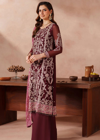 Mahrosh by Zarif Embroidered Chiffon Suits Unstitched 3 Piece ZAF25MF MUF-02 Samrose