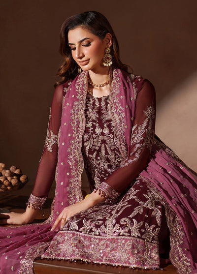 Mahrosh by Zarif Embroidered Chiffon Suits Unstitched 3 Piece ZAF25MF MUF-02 Samrose