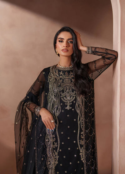 Mahrosh by Zarif Embroidered Net Suits Unstitched 3 Piece ZAF25MF MUF-01 Ishaal