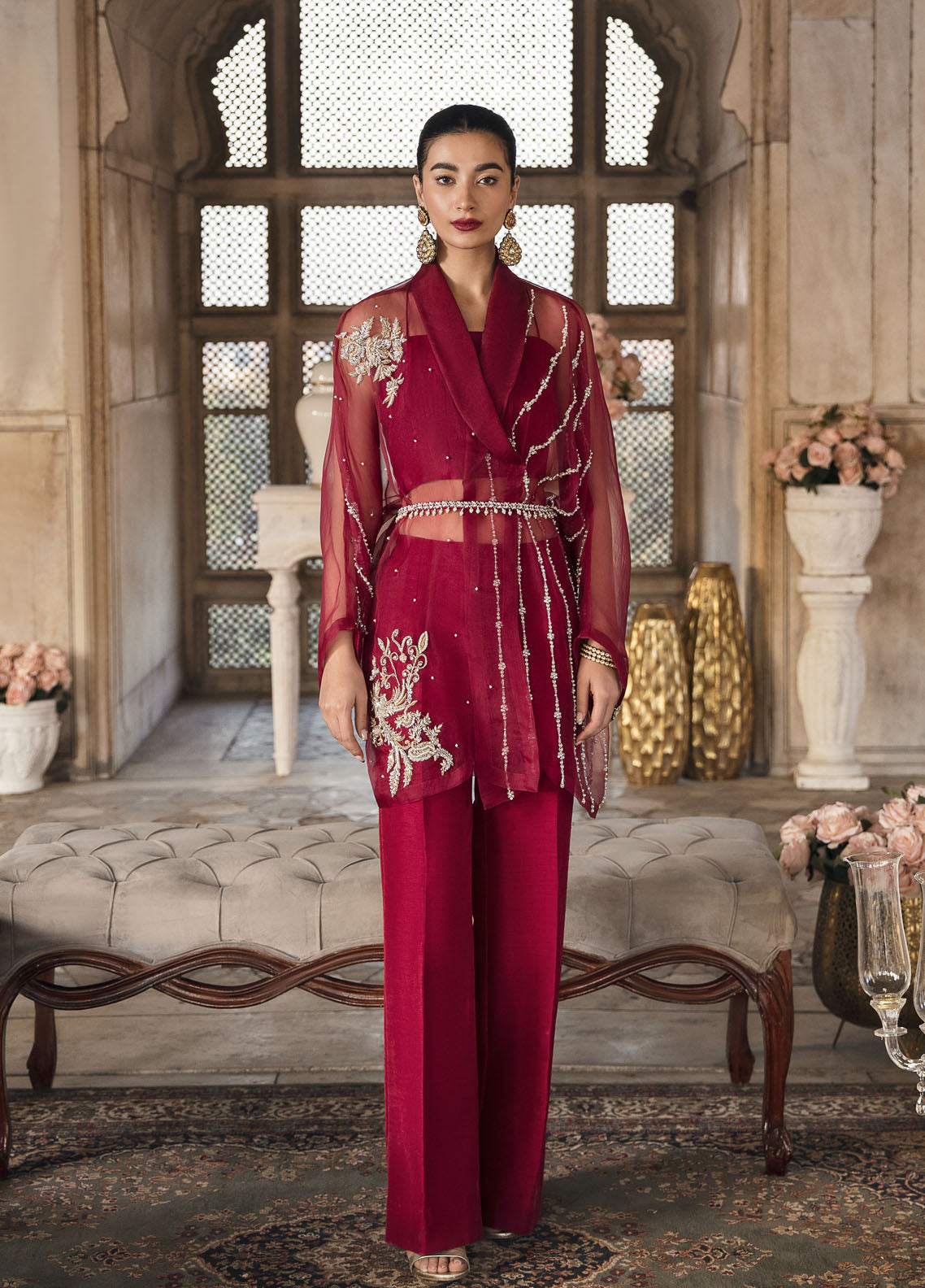 Mahum Asad Luxury Pret Organza 3 Piece Dress MA23GPS ROOP