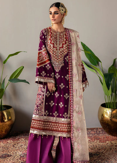 Makhmal By Emaan Adeel Unstitched Velvet Edition 2023 MK-05 Mahzara