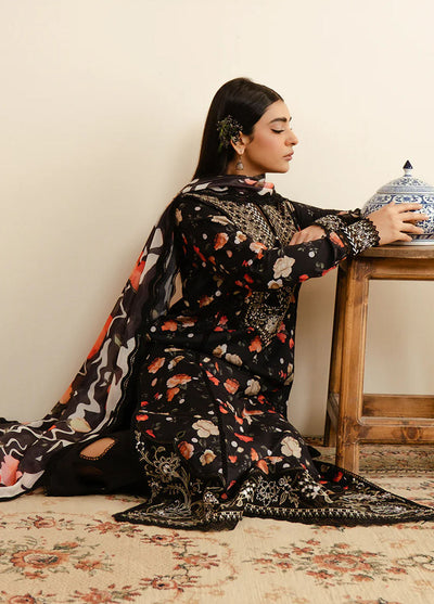 Malina By Afrozeh Unstitched Lawn Collection 2024 Vol-3 Valeria